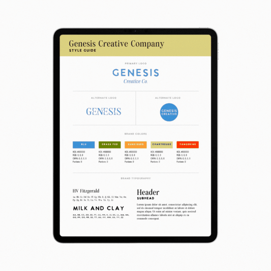 Style Guide Template