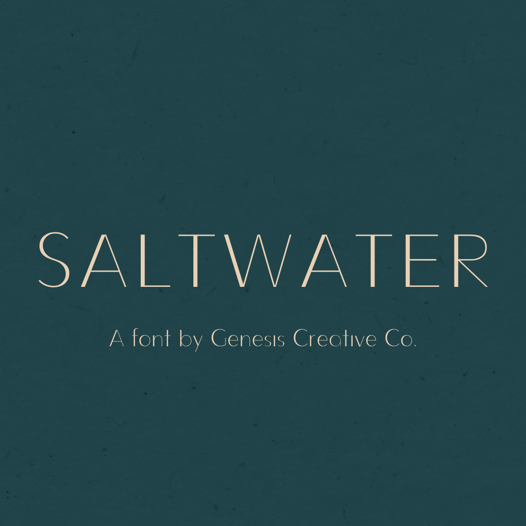 Saltwater Font