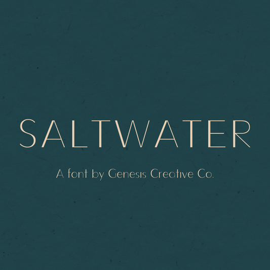 Saltwater Font