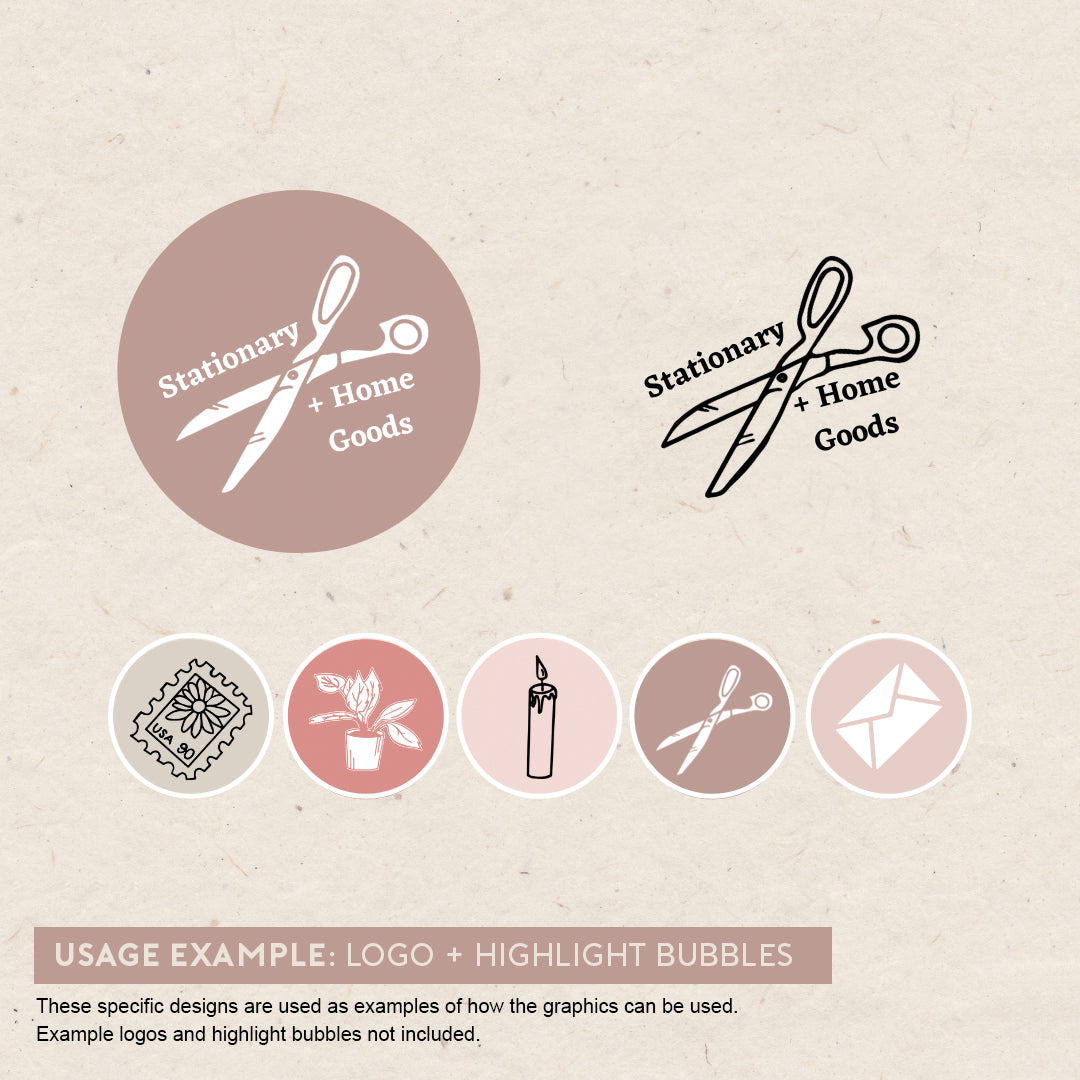Hand-drawn Graphics Pack: Home Things