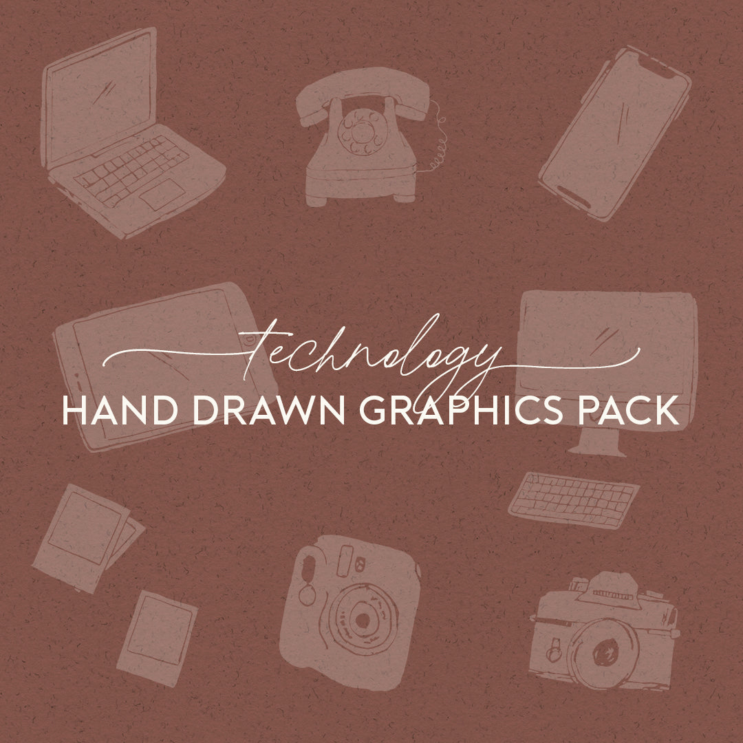 Tech Graphics Package Hand-drawn Graphics Pack: Technology – Genesis Creative Company